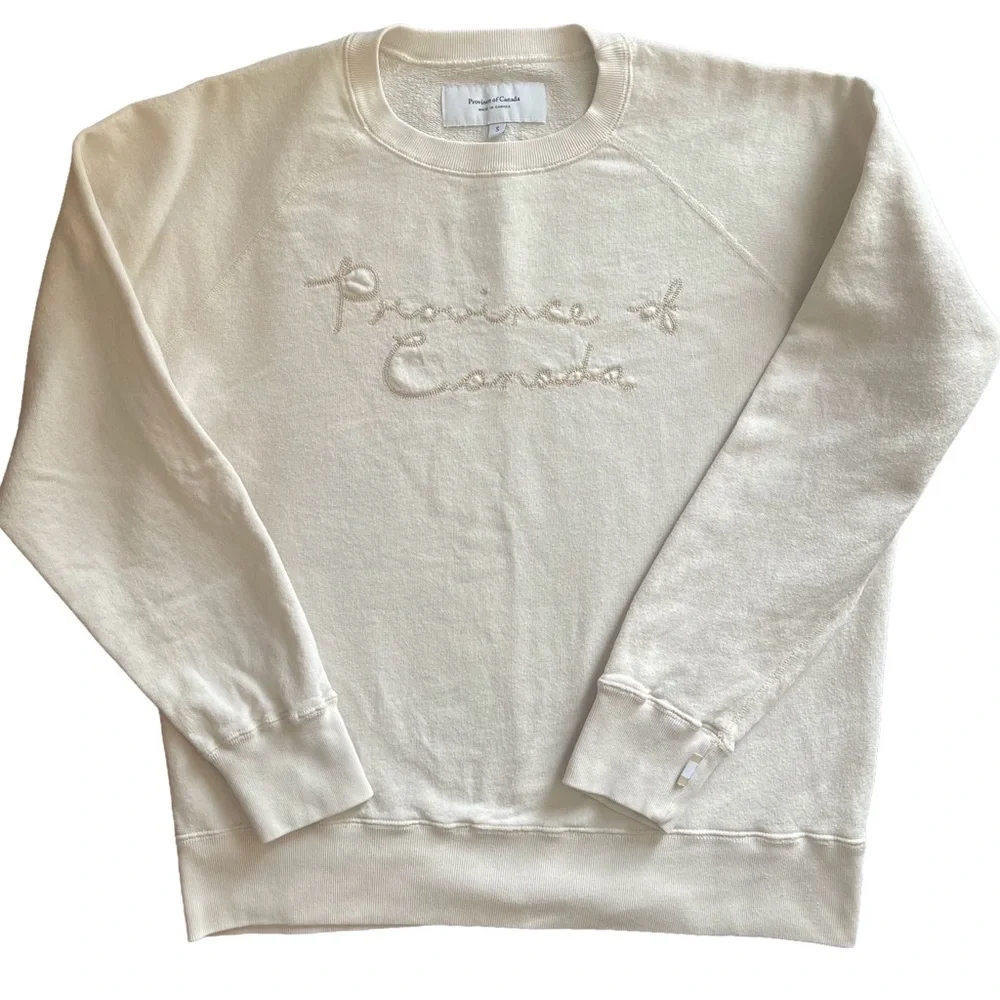 Women’s Province of Canada Sweatshirt, Beige - Picture 2 of 9